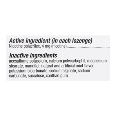 Signature Select/Care Nicotine Lozenge Mint Mini - 81 Count - Image 5