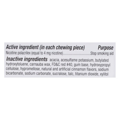 Rugby Nicotine Gum Cinnamon 4mg - 100 Count - Image 3