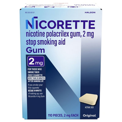 Nicorette Gum 2 Mg Original - 110 Count - Image 3