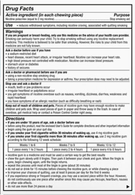 Nicorette Gum 2 Mg Original - 110 Count - Image 4