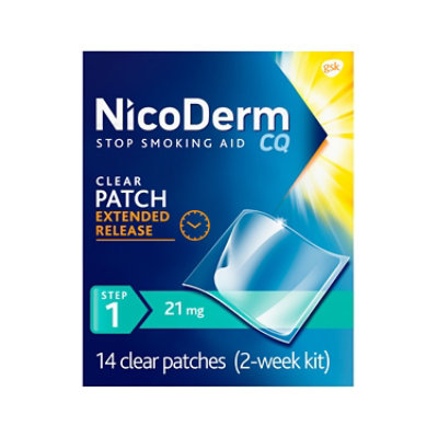 Nicoderm Cq Step 1 Clear Patch - 14 Count - Image 1