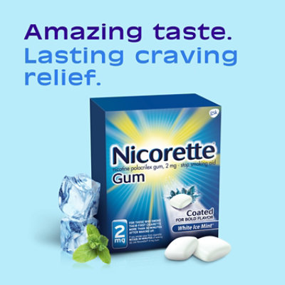 Nicorette White Ice Mint 2mg - 20 Count - Image 2