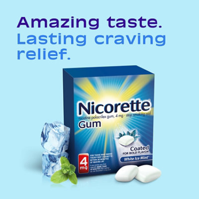 Nicorette White Ice 4mg - 20 Count - Image 2