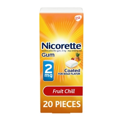 Nicorette Fruit Chil 2mg - 20 Count - Image 1