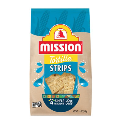 Mission Tortilla Chips Strips - 11 OZ - Image 1