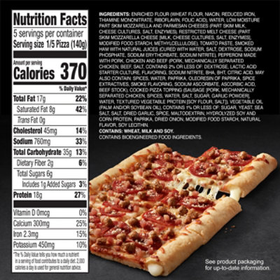 Red Baron Stuffed Crust Meat Trio Frozen Pizza - 24.66 Oz - Image 3