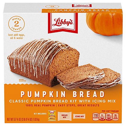 Libby's Pumpkin Bread Kit - 57.75 Oz - Image 1