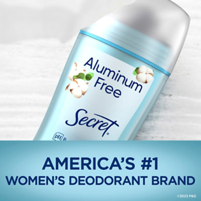 Secret Aluminum Free Cotton Deodorant - 2.4 Oz - Image 8