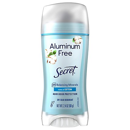 Secret Aluminum Free Cotton Deodorant - 2.4 Oz - Image 2