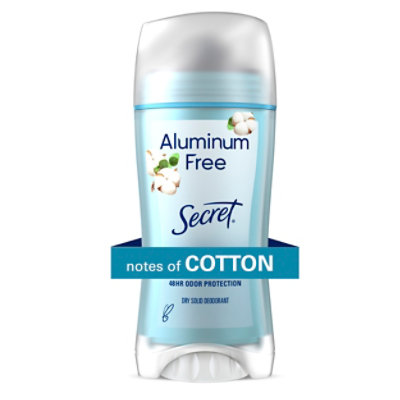 Secret Aluminum Free Cotton Deodorant - 2.4 Oz - Image 2