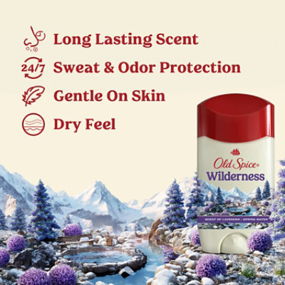 Old Spice Wilderness with Lavender Antiperspirant Deodorant - 2.6 Oz - Image 2