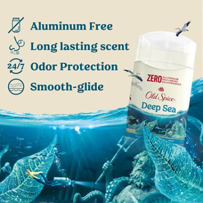 Old Spice Deep Sea with Ocean Elements Antiperspirant Deodorant - 3 Oz - Image 2