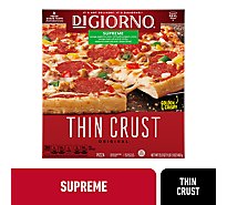 DiGiorno Classic Thin Crust Supreme Frozen Pizza 12 Inch Pack - 24.8 Oz