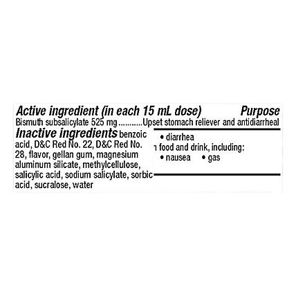 Pepto Bismol Ultra Coats And Cools With InstaCOOL Stomach Relief Liquid - 12 Fl. Oz. - Image 4