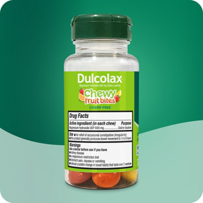 Dulcolax Saline Laxative Chewy Fruit Bites Assorted Fruit - 30 Count - Image 3