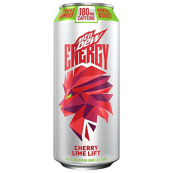 Mtn Dew Energy Cherry Lime Lift Can - 16 FZ