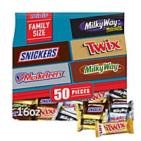Mars Variety Pack Milk & Dark Chocolate Candy Bars Bag - 50 Count - Image 1