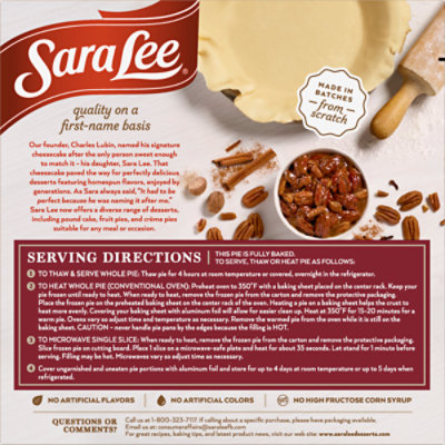 Sara Lee Pecan Pie - 34 OZ - Image 5