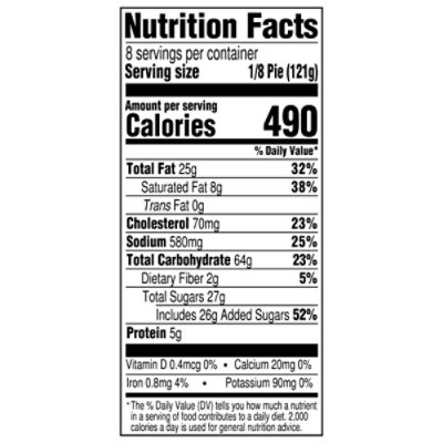 Sara Lee Pecan Pie - 34 OZ - Image 3