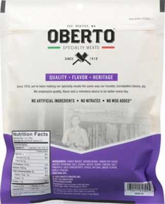 Oberto 2.7 Oz Teriyaki Turkey Jerky - 2.7 OZ - Image 6