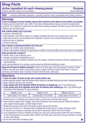 Nicorette Gum 2mg Spearmint Burst - 100 Count - Image 5