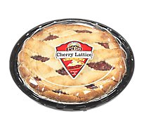 Cherry Lattice Pie 10 Inch - 48 OZ