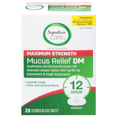 Signature Select/Care Mucus Relief Dm Max Strength 1200Mg - 28 Count - Image 3