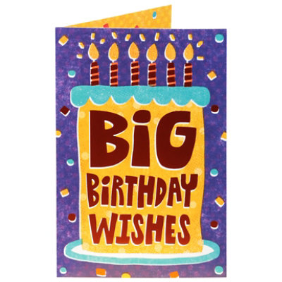 American Greetings Large Cake Birthday Card for Child - Each - Image 3