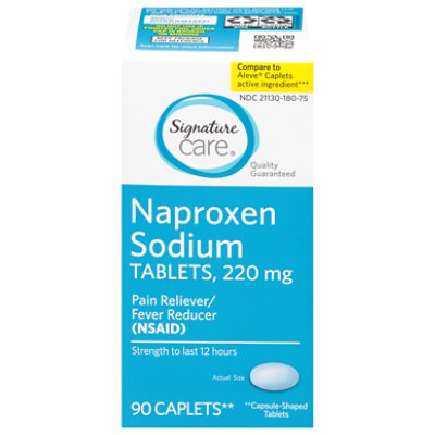 Signature Select/Care Naproxen Sodium Caplets 220 mg - 90 Count - Image 3