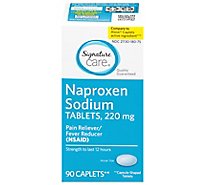 Signature Care Naproxen Sodium Caplets 220 mg - 90 Count