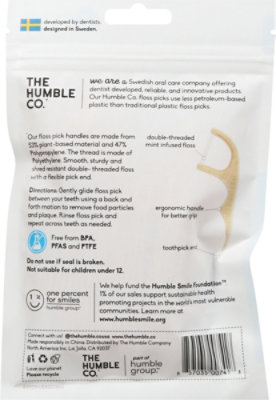 The Humble Co Dental Floss Picks Mint - 60 CT - Image 4