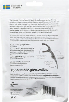 The Humble Co Dental Floss Picks Charcoal - 60 CT - Image 4