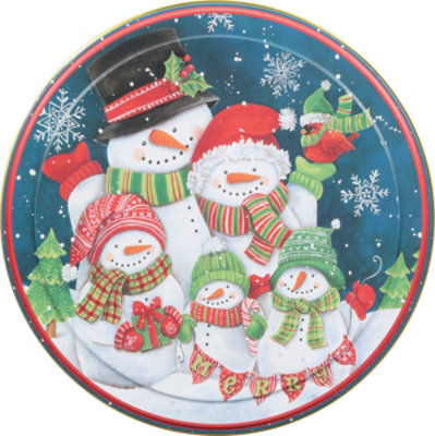 Lin Round Cookie Tin Lrg - EA - Image 2