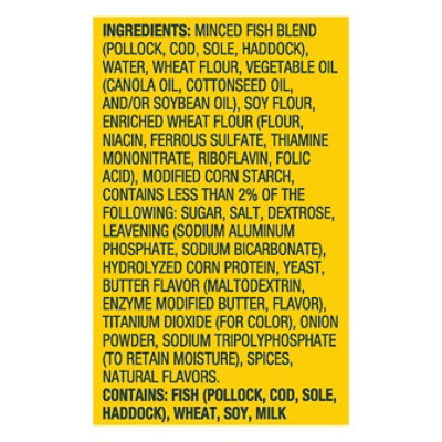 Fisher Boy Crunchy Fish Sticks 6/60 Oz - 60 OZ - Image 6