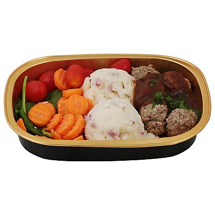 Ready Meals Bourguignon Meatballs With Mashed Potatoes 11.9 Ounce - 11.9 OZ - Image 3