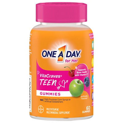 Once A Day VitaCraves Teen For Her Gummies - 60 Count - Image 3