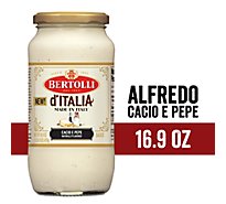 Bertolli Made in Italy Cacio e Pepe Authentic Tuscan Style Alfredo Pasta Sauce - 16.9 Oz