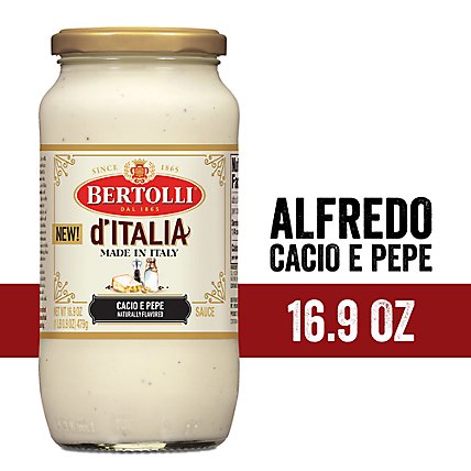 Bertolli D'italia Cacio E Pepe Alfredo Sauce - 16.9 Oz - Image 1