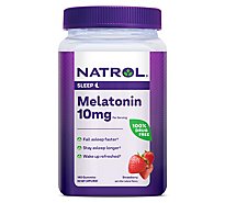 Natrol Strawberry Melatonin 10 mg Gummies - 140 Count