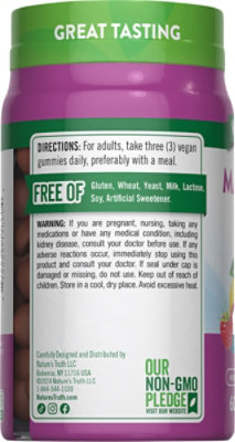 Nature's Truth Magnesium Gummies - 60 Count - Image 3