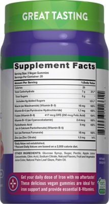 Nature's Truth Iron Gummies - 60 Count - Image 2