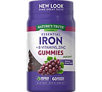 Nature's Truth Iron Gummies - 60 Count