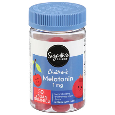 Signature Select/Care Children Melatonin 1 mg Gummies - 50 Count - Image 1