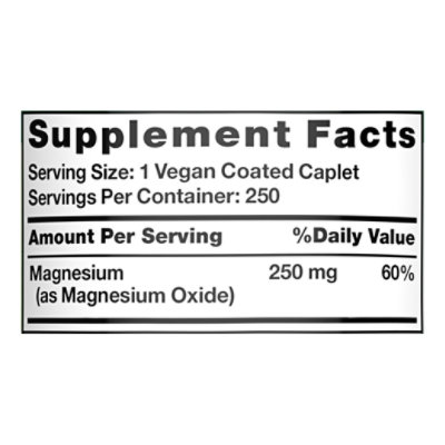 Nature's Truth Magnesium 250 mg Tablets - 250 Count - Image 4