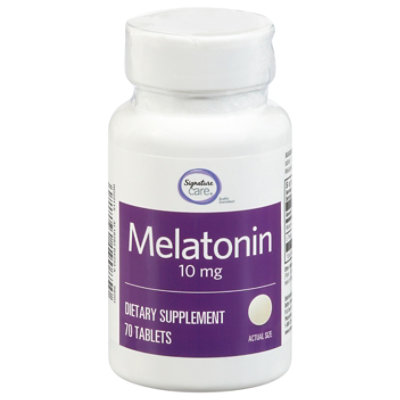 Signature Select/Care Melatonin 10 mg Tabs - 70 Count - Image 3