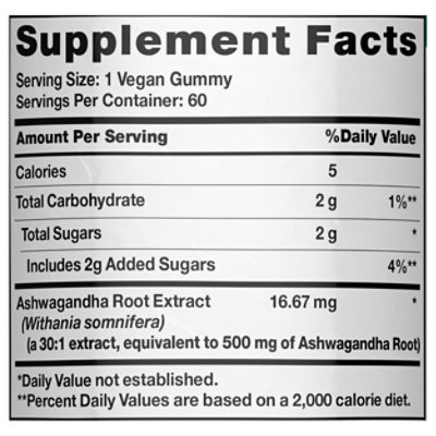 Nature's Truth Ashwagandha Gummies - 60 Count - Image 2