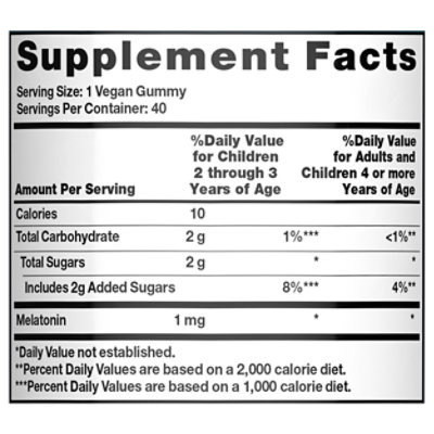 Nature's Truth Kids Melatonin 1 mg Gummies - 40 Count - Image 2