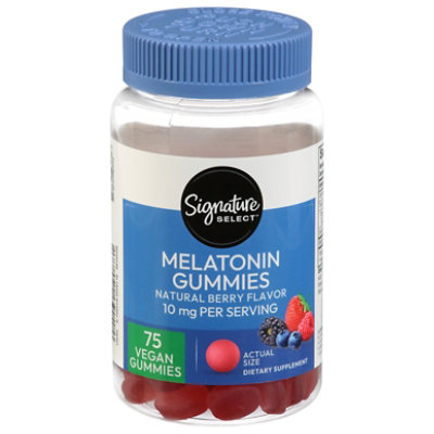 Signature Select/Care Melatonin 10 mg Gummies - 75 Count - Image 3