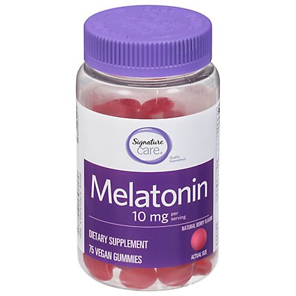 Signature Care Melatonin 10 mg Gummies - 75 Count - Image 2