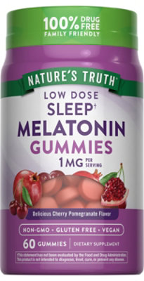 Nature's Truth Melatonin 1 mg Gummies - 60 Count - Image 2